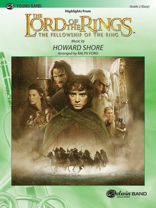The Lord of the Rings: The Fellowship of the Ring, Highlights from Sheet Music Preview