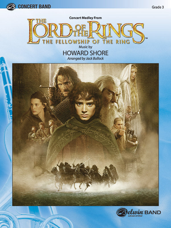 The Lord of the Rings: The Fellowship of the Ring, Concert Medley from: 1st F Horn Sheet Music Preview