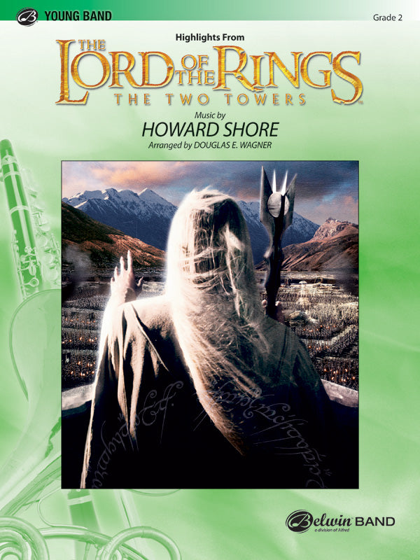 The Lord of the Rings: The Two Towers, Highlights from: 1st Percussion Sheet Music Preview