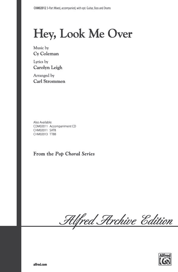 Hey, Look Me Over Sheet Music Preview