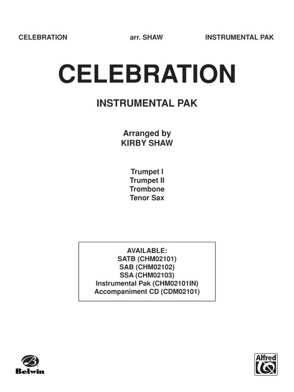 Celebration: Score Sheet Music Preview