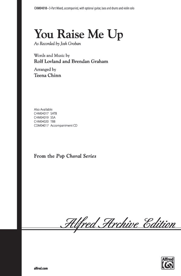 You Raise Me Up (as recorded by Josh Groban) Sheet Music Preview