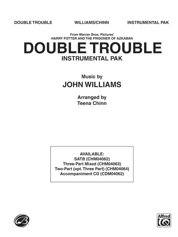 Double Trouble (from Harry Potter and the Prisoner of Azkaban): B-flat Bass Clarinet Sheet Music Preview