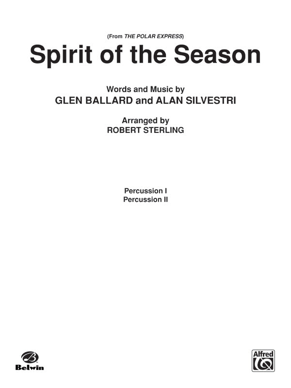 Spirit of the Season: 2nd Percussion Sheet Music Preview