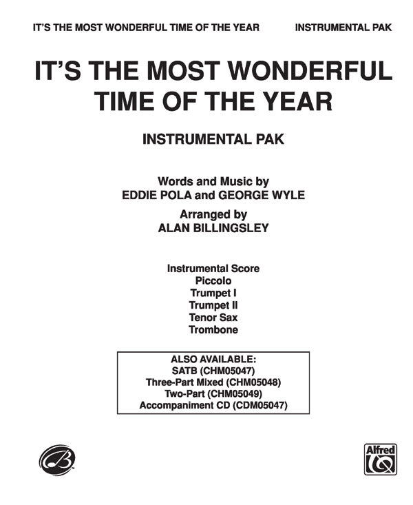 It's the Most Wonderful Time of the Year: 1st Trombone Sheet Music Preview