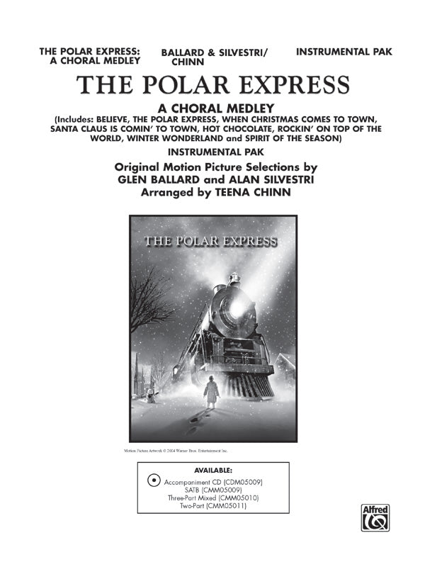 The Polar Express: A Choral Medley: Score Sheet Music Preview