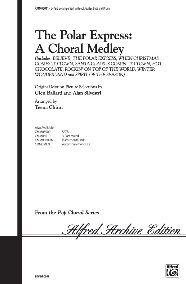 The Polar Express: A Choral Medley Sheet Music Preview