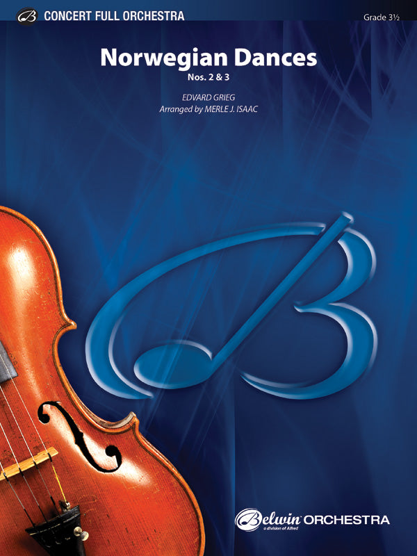 Norwegian Dances Nos. 2 & 3: 1st Trombone Sheet Music Preview