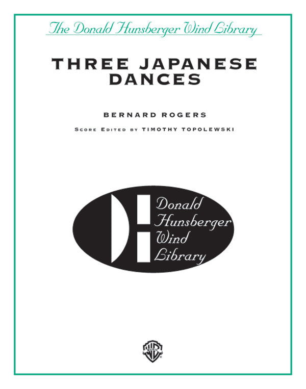 Three Japanese Dances Cover Image