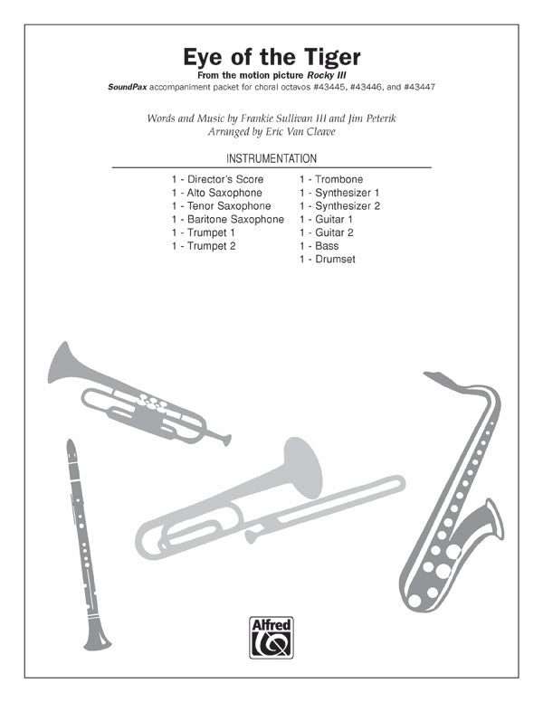 Eye of the Tiger: Trumpet 2 Sheet Music Preview