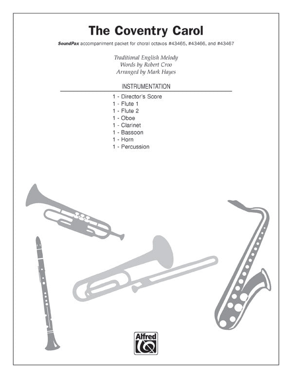 The Coventry Carol: Oboe Sheet Music Preview