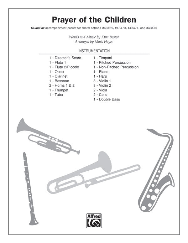 Prayer of the Children: Cello Sheet Music Preview
