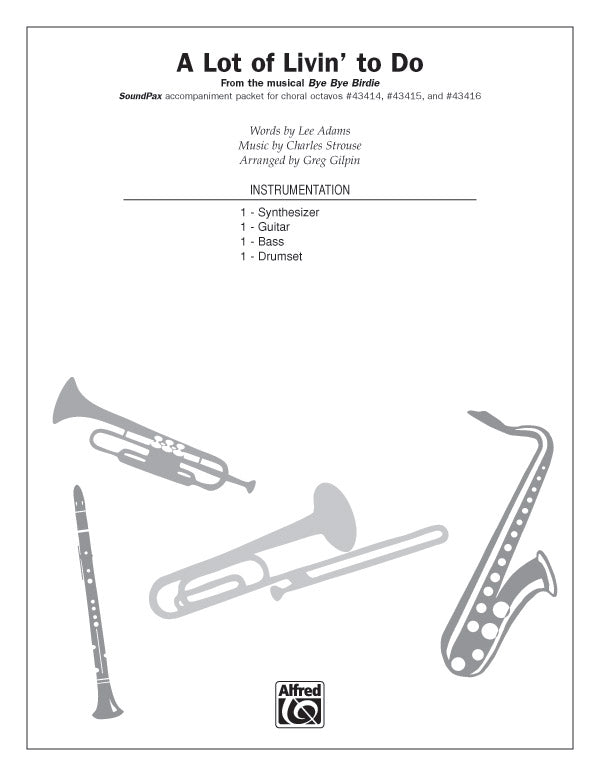 A Lot of Livin' To Do: Synthesizer Sheet Music Preview