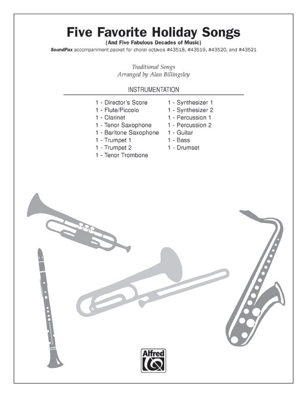 Five Favorite Holiday Songs: Guitar Sheet Music Preview