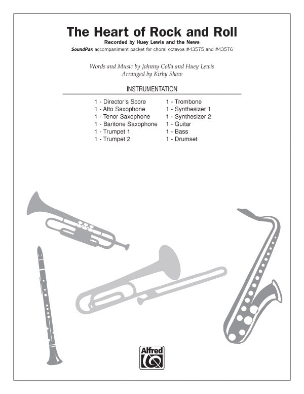 The Heart of Rock and Roll: Trumpet 2 Sheet Music Preview