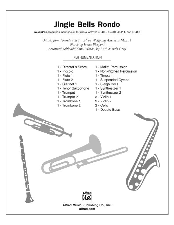 Jingle Bells Rondo: Flute 1 Sheet Music Preview