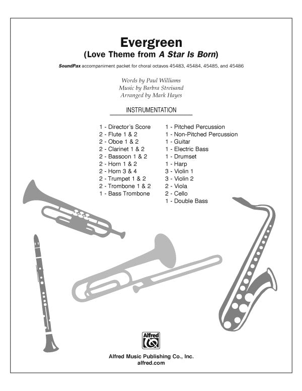 Evergreen (Love Theme from <i>A Star Is Born</i>): Viola Sheet Music Preview