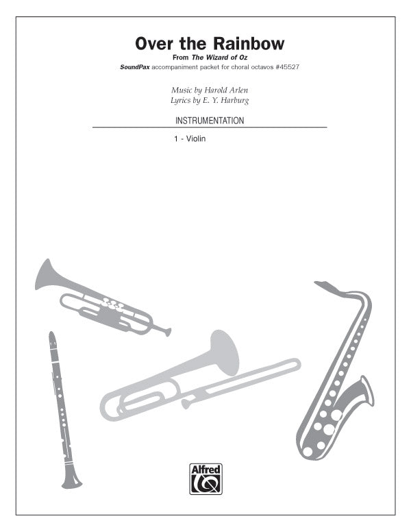 Over the Rainbow: Violin (or C Instrument) Sheet Music Preview