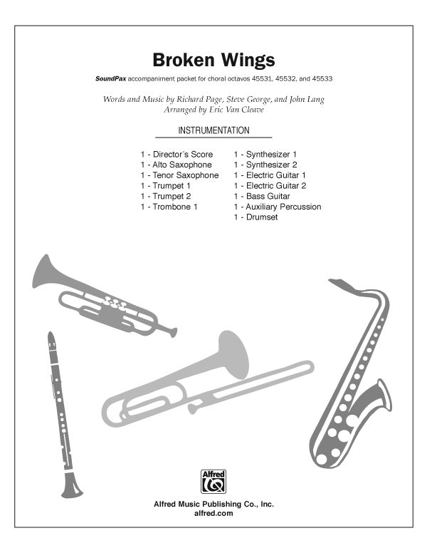 Broken Wings: Tenor Saxophone Sheet Music Preview