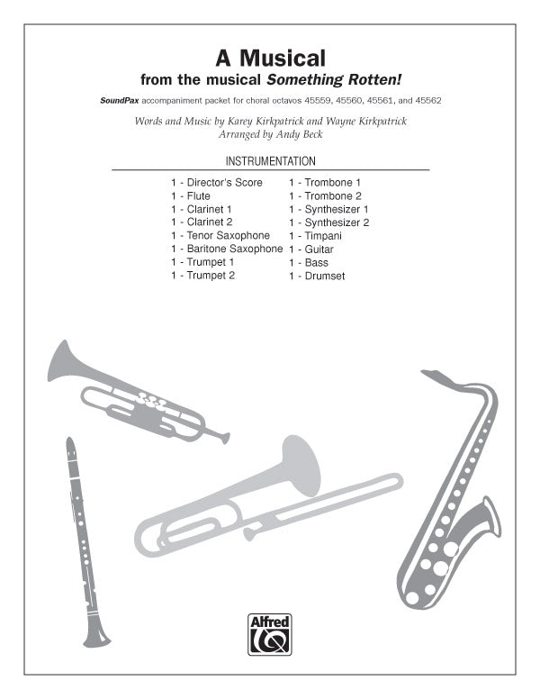 A Musical (from the musical Something Rotten!): 1st Synthesizer Sheet Music Preview
