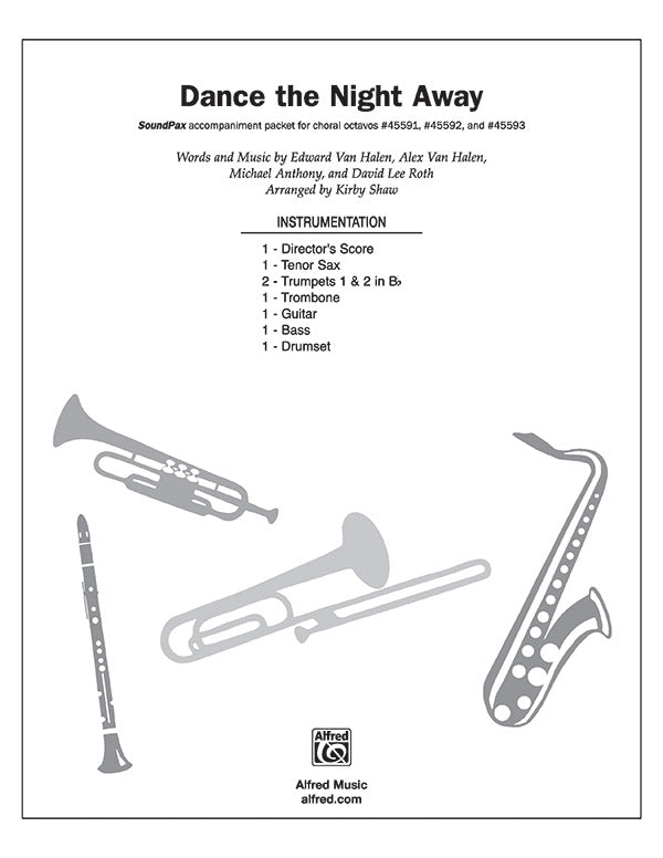 Dance the Night Away: 1st Trombone Sheet Music Preview