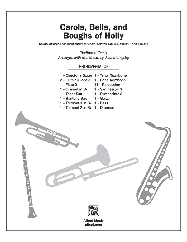 Carols, Bells, and Boughs of Holly!: Drums Sheet Music Preview