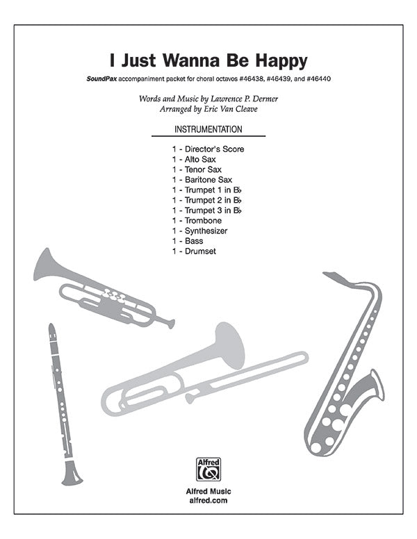 I Just Wanna Be Happy: Drums Sheet Music Preview