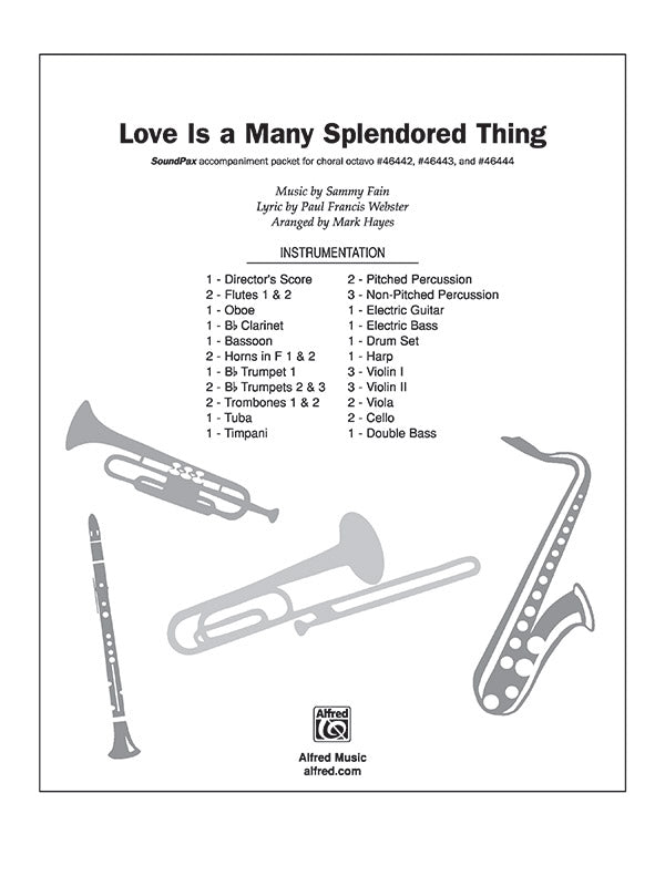 Love Is a Many Splendored Thing: Bass Guitar Sheet Music Preview