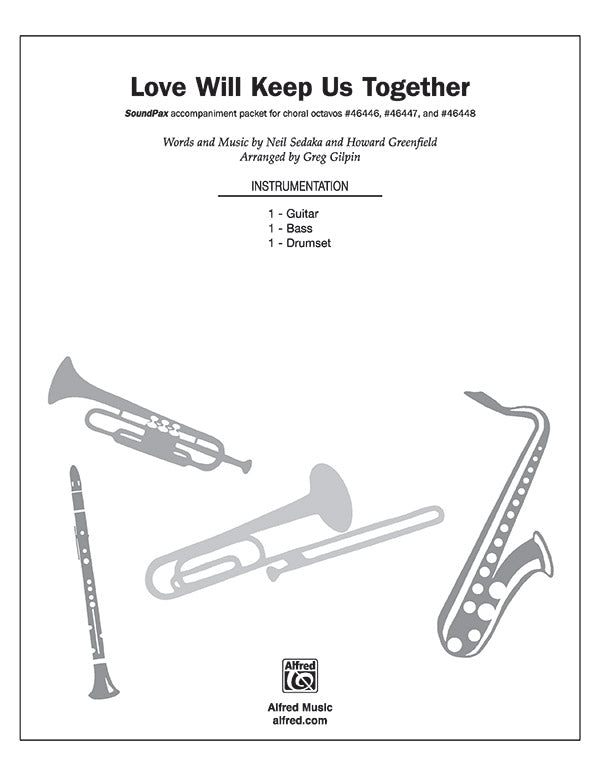 Love Will Keep Us Together: String Bass Sheet Music Preview