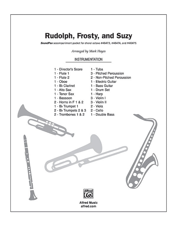 Rudolph, Frosty, and Suzy: Tuba Sheet Music Preview
