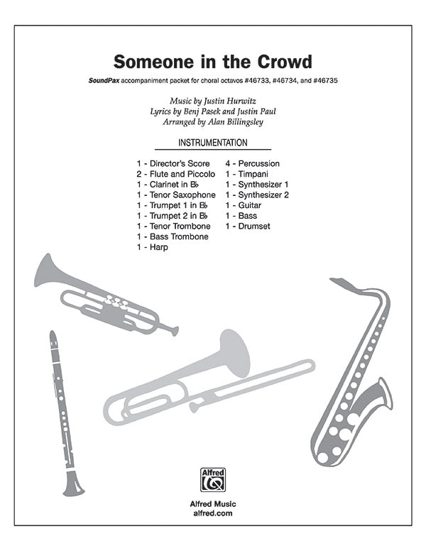 Someone in the Crowd: String Bass Sheet Music Preview