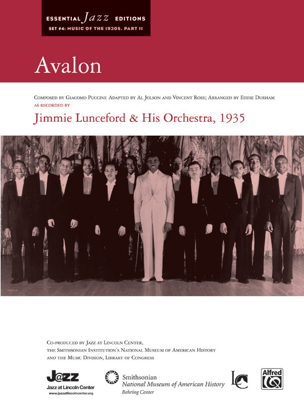 Avalon: B-flat Tenor Saxophone Sheet Music Preview