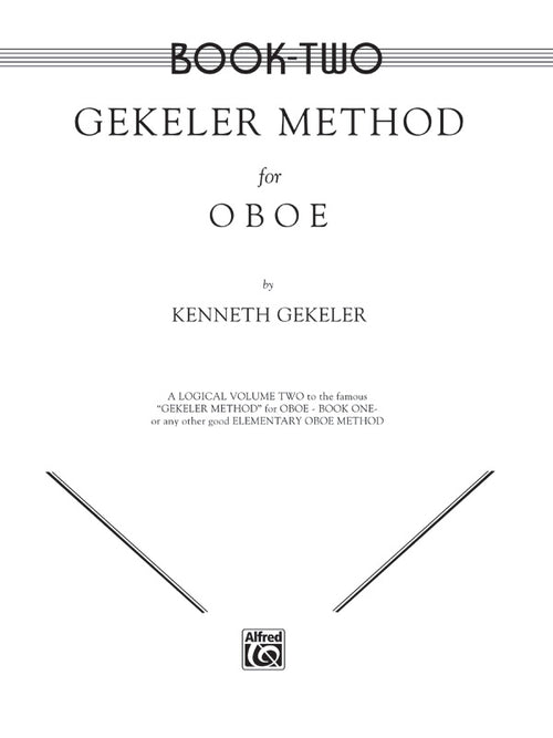 Gekeler Method for Oboe, Book II Cover Image