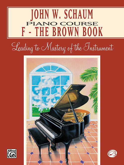 John W. Schaum Piano Course, F: The Brown Book Cover Image