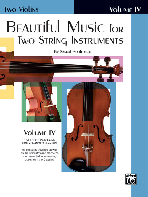 Beautiful Music for Two String Instruments, Book IV Cover Image