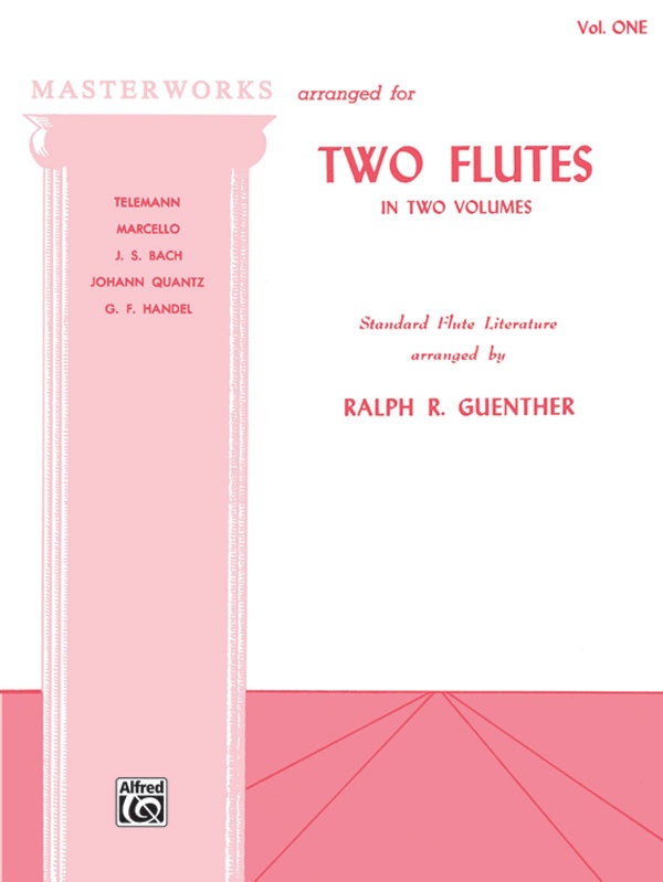 Masterworks for Two Flutes, Book I Cover Image