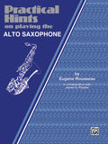 Practical Hints on Playing the Alto Saxophone Cover Image