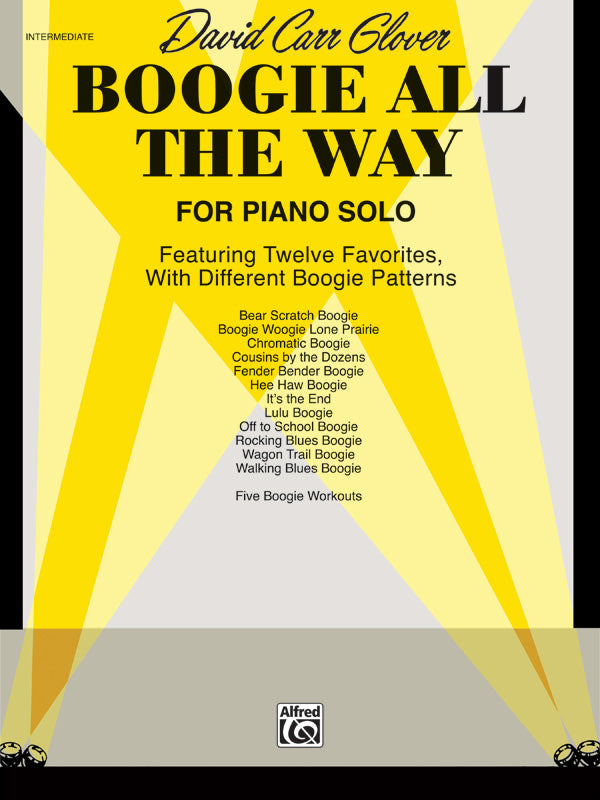 Boogie All the Way: Featuring Twelve Favorites with Different Boogie Patterns Sheet Music Preview