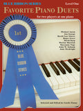 The Blue Ribbon Series: Favorite Piano Duets, Level 1, Volume 1 Cover Image