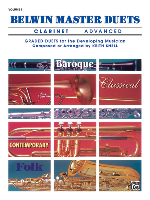 Belwin Master Duets (Clarinet), Advanced Volume 1 Cover Image