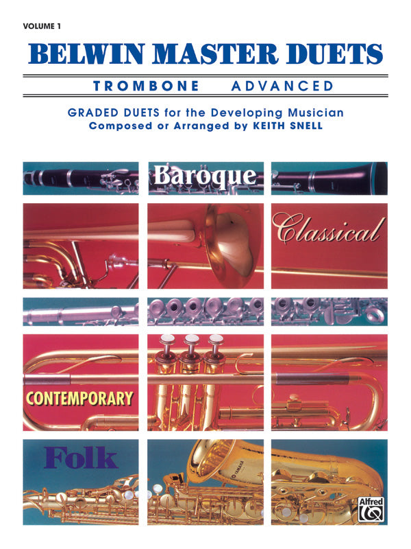 Belwin Master Duets (Trombone), Advanced Volume 1 Cover Image