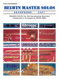 Belwin Master Solos, Volume 1 (Alto Saxophone) Cover Image