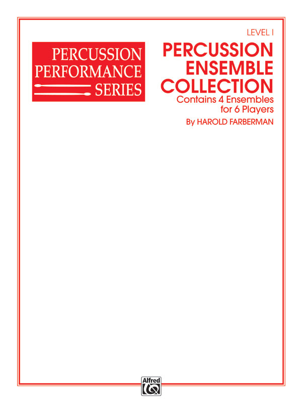 Percussion Ensemble Collection, Level I Cover Image