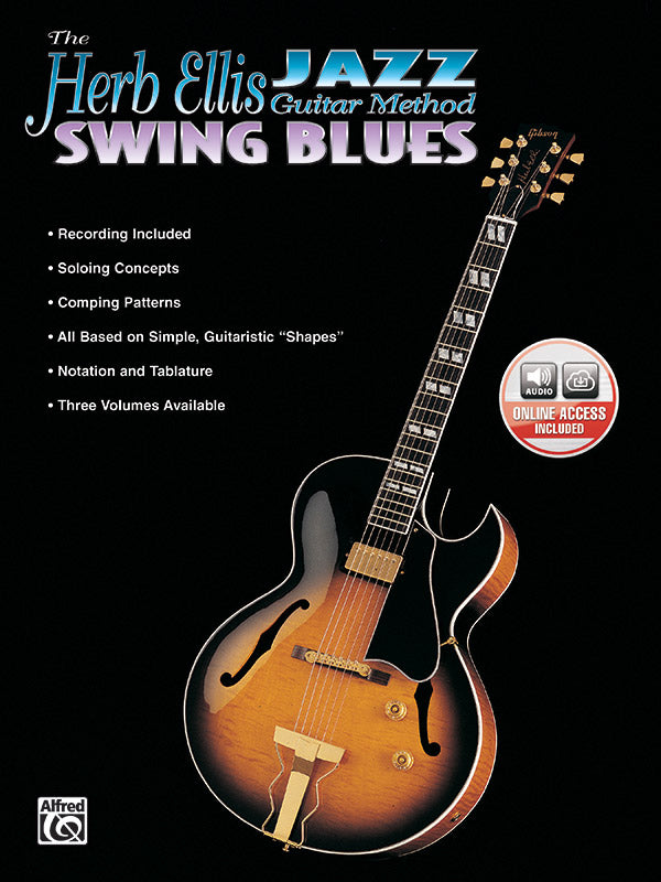The Herb Ellis Jazz Guitar Method: Swing Blues Cover Image