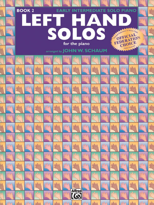 Left-Hand Solos, Book 2 (for left hand alone) Cover Image