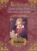 Library of Piano Works, Volume I: Dances, Songs, and Studies Cover Image