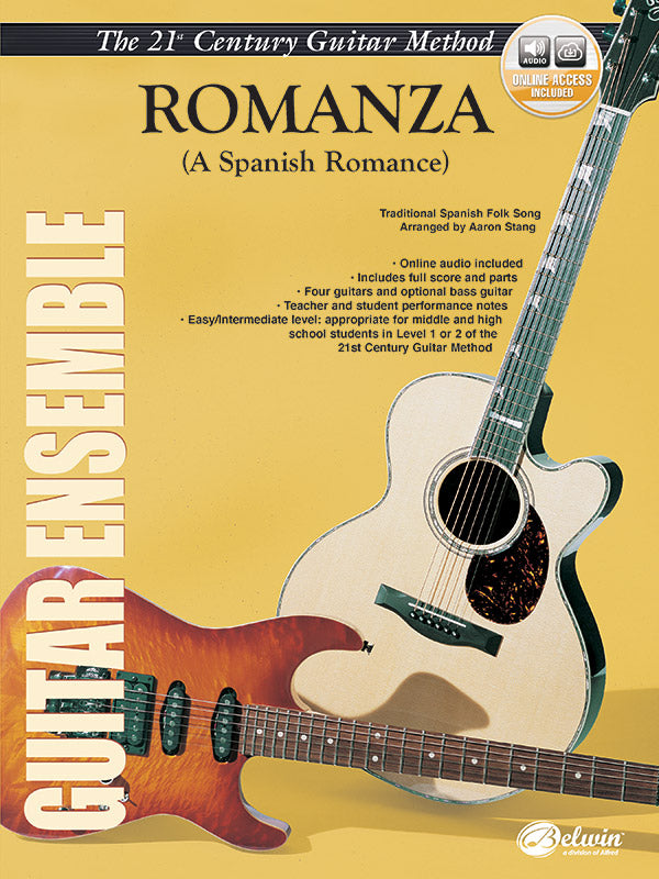 Belwin's 21st Century Guitar Ensemble Series: Romanza Cover Image