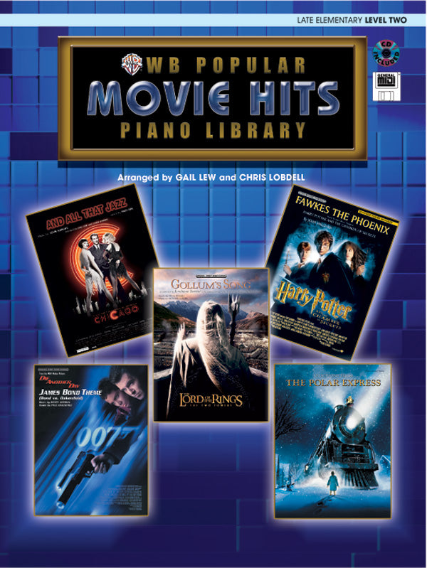Popular Piano Library: Movie Hits, Level 2 Cover Image