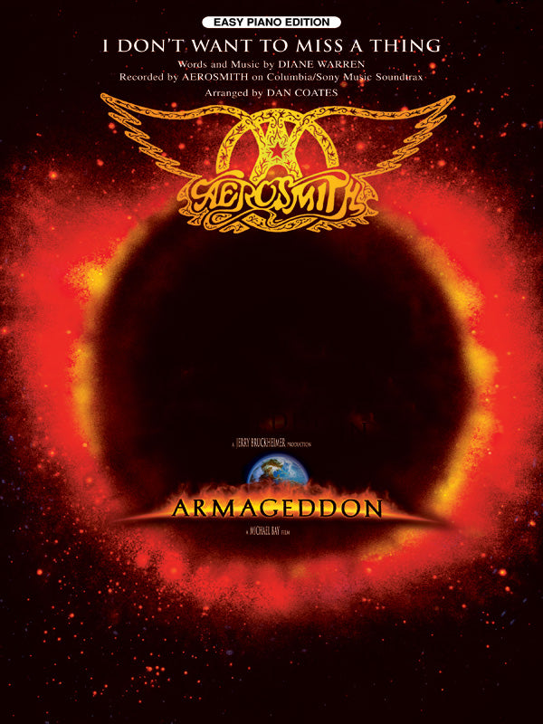 I Don't Want to Miss a Thing (from <I>Armageddon</I>) Cover Image