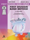 First Division Band Method, Part 4 Cover Image